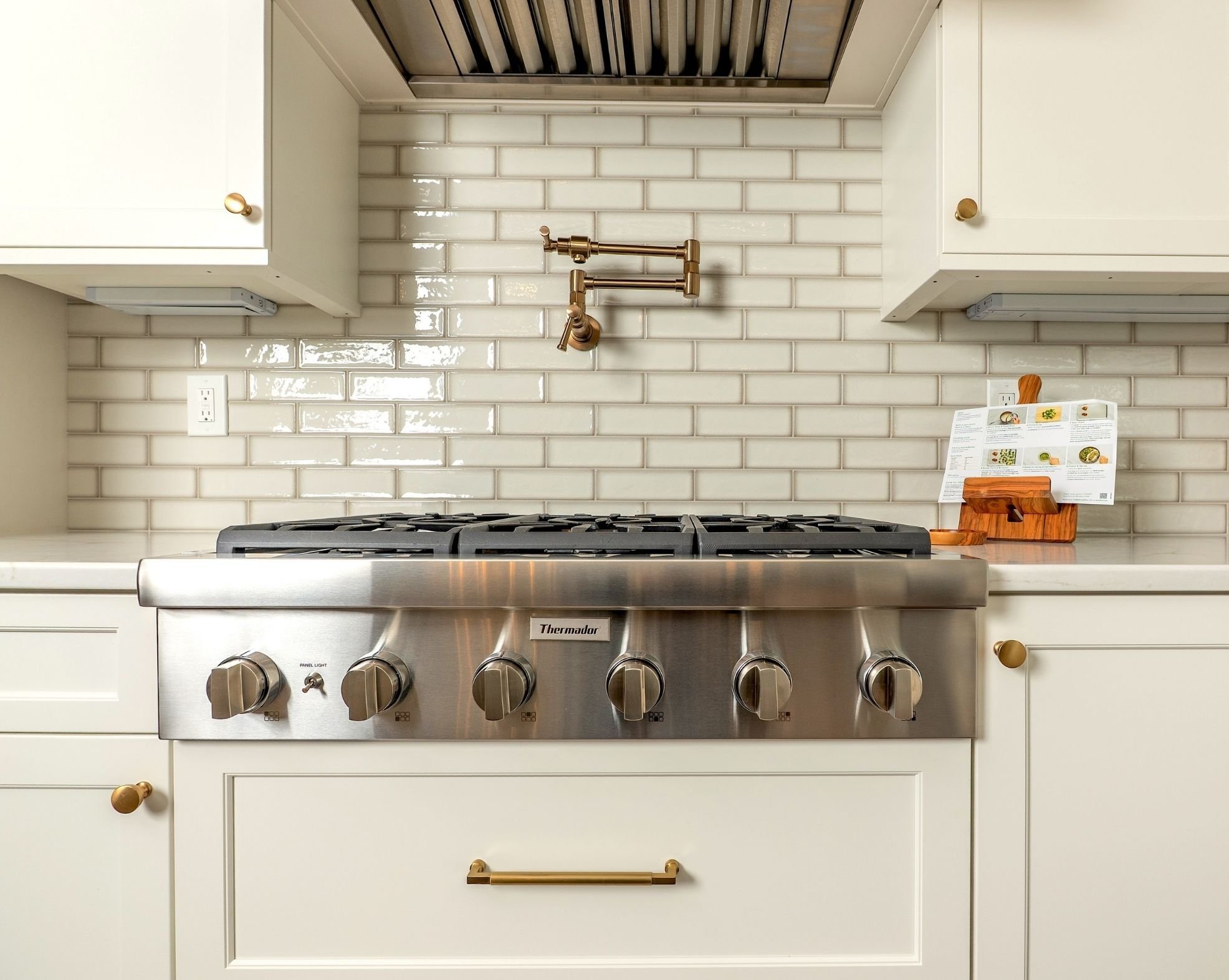 custom stovetop with sleek modern look