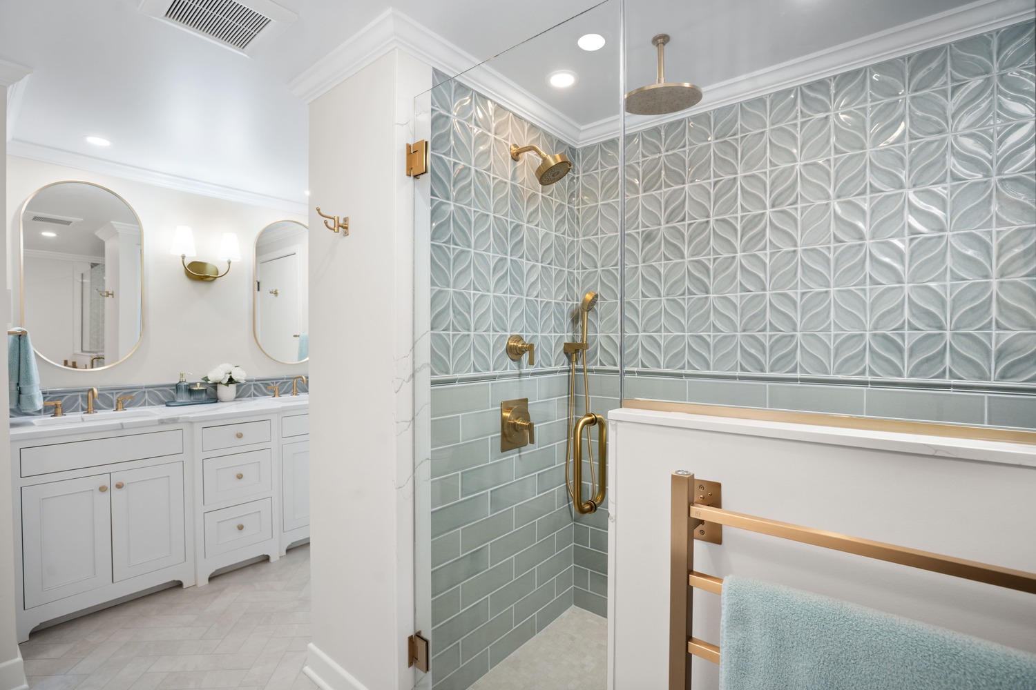 shaker heights primary spa-like bathroom remodel